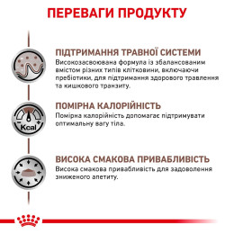 Набір корму для котів Royal Canin Gastro Intestinal Moderate Calorie 2 кг + 4 pouch - домашня птиця