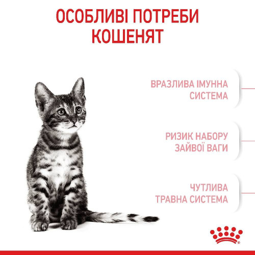 Сухий корм для стерилізованих кошенят Royal Canin Kitten Sterilised | 2 кг (домашня птиця) + Подарунок тунель-іграшка