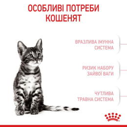 Набір корму для кошенят Royal Canin Kitten Sterilised 2 кг + 4 pouch - домашня птиця