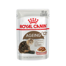 Вологий корм для котів Royal Canin Ageing 12+ pouch 85г, 3+1 шт у подарунок - домашня птиця