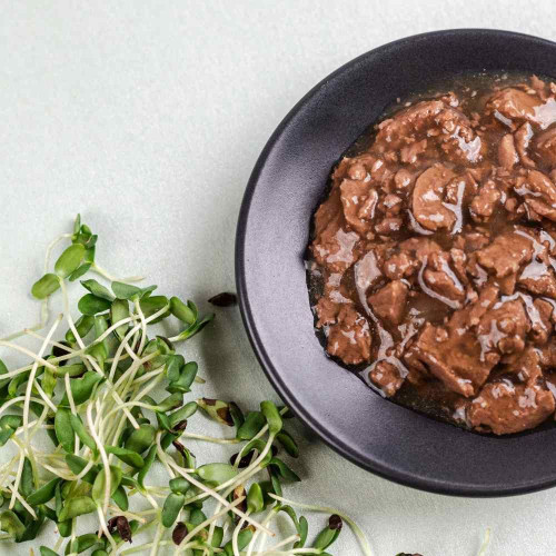Набір корму для котів Savory Adult pouch 3+1 шт х 85 г - лосось та горошок