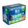 Набір вологого корму для котів Brit Premium Sterilised pouch 12 шт / 100 г - асорті