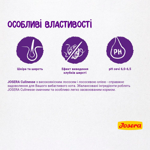 Сухий корм для котів Josera Culinesse Adult 400 г - лосось