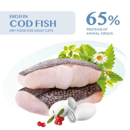 Сухий корм для дорослих котів Optimeal Adult Cat Cod Fish 1,5 кг