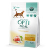 Сухий корм для дорослих котів Optimeal Adult Cat Chicken 200 г + 100 г у подарунок