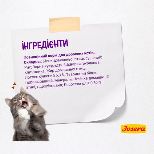 Сухий корм для котів Josera Culinesse 10 кг - лосось
