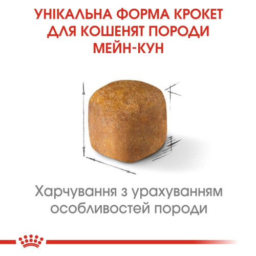 Сухий корм для кошенят породи мейн-кун Royal Canin Kitten Maine Coon 400 г (домашня птиця)