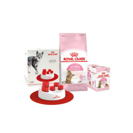 Корм для кошенят Royal Canin Kitten Sterilised 2 кг + pouch 12 шт х 85 г + інтерактивна годівниця