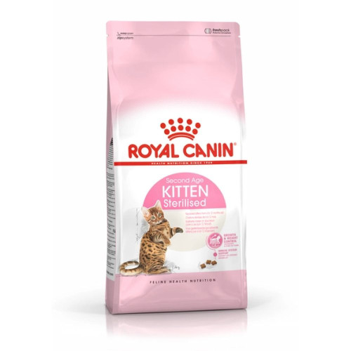 Корм для кошенят Royal Canin Kitten Sterilised 2 кг + pouch 12 шт х 85 г + інтерактивна годівниця