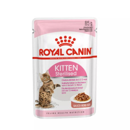 Корм для кошенят Royal Canin Kitten Sterilised 2 кг + pouch 12 шт х 85 г + інтерактивна годівниця