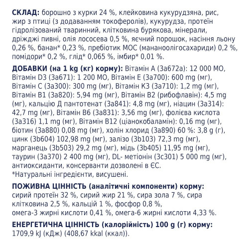 Сухий корм для котів із чутливим травленням Club 4 Paws Premium 14 кг (курка)
