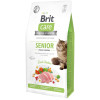 Сухий корм для літніх котів із зайвою вагою Brit Care Cat GF Senior Weight Control 7 кг (курка)