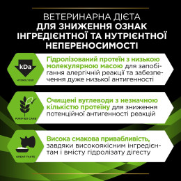 Сухий корм для котів, при харчовій алергії Pro Plan Veterinary Diets HA Hypoallergenic 325 г