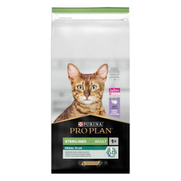 Сухий корм для котів Pro Plan Sterilised Adult 1+ Renal Plus 14 кг - індичка