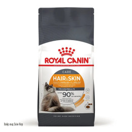 Набір корму для котів Royal Canin hair and skin care 2 кг + 4 pouch - домашня птиця