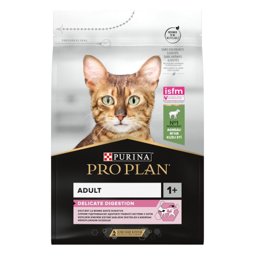 Сухий корм для котів з чутливим травленням Pro Plan Delicate Lamb 3 кг (ягня)