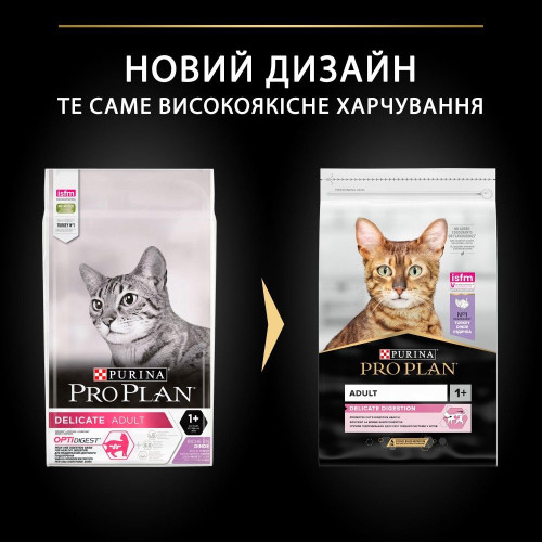 Сухий корм для котів з чутливим травленням Pro Plan Delicate Turkey 10 кг (індичка)