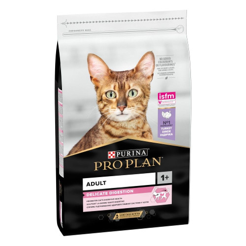 Сухий корм для котів з чутливим травленням Pro Plan Delicate Turkey 10 кг (індичка)
