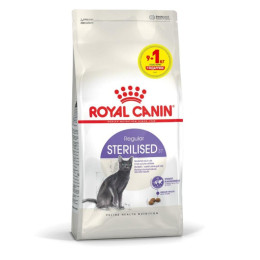 Сухий корм для котів Royal Canin Sterilised 37, 9+1 кг - домашня птиця