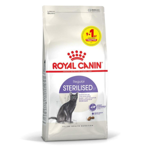 Сухий корм для котів Royal Canin Sterilised 37, 9+1 кг - домашня птиця