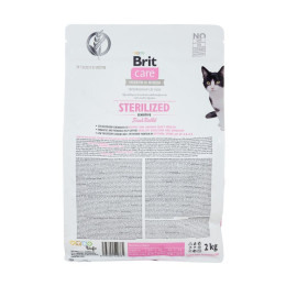 Сухий корм для котів Brit Care Cat Grain Free Sterilized Sensitive 2 кг - кролик