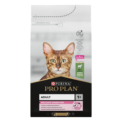 Сухий корм для котів з чутливим травленням Pro Plan Delicate Lamb 1,5 кг (ягня)