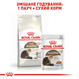 Сухий корм для літніх котів Royal Canin Ageing 12+, 2 кг (домашня птиця)