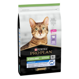 Сухий корм для котів Pro Plan Sterilised Senior 7+ Longevis 1,5 кг - індичка