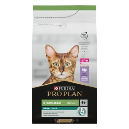 Сухий корм для стерилізованих котів Pro Plan Sterilised Adult 1+ Renal Plus 1,5 кг - індичка