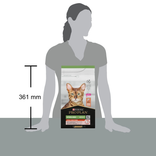 Сухий корм для стерилізованих котів Pro Plan Sterilised Salmon 1,5 кг (лосось)