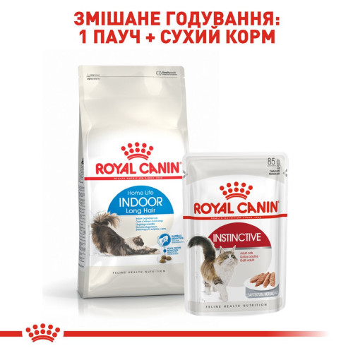 Сухий корм для довгошерстих котів, які живуть в приміщенні Royal Canin Indoor Long Hair 2 кг (домашня птиця)
