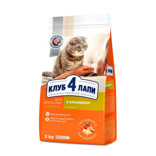 Сухий корм для котів Club 4 Paws Premium 2 кг (кролик)