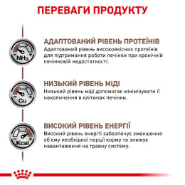 Сухий корм для котів, при захворюваннях печінки Royal Canin Hepatic 2 кг (домашня птиця)