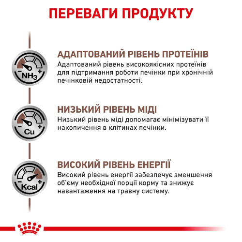 Сухий корм для котів, при захворюваннях печінки Royal Canin Hepatic 2 кг (домашня птиця)