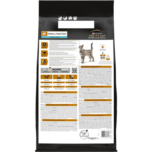Сухий корм для котів при захворюваннях нирок Pro Plan Veterinary Diets NF Renal Function Care 5 кг