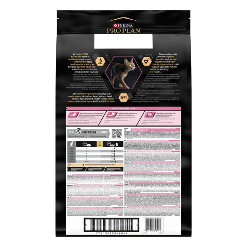 Сухий корм для котів з чутливим травленням Pro Plan Delicate Lamb 10 кг (ягня)