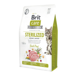 Сухий корм для котів Brit Care Cat Grain Free Sterilized Immunity Support 2 кг - свинина