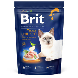 Сухий корм для котів, які живуть у приміщенні Brit Premium by Nature Cat Indoor 1,5 кг (курка)