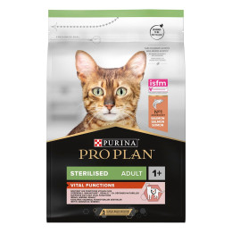 Сухий корм для стерилізованих котів Pro Plan Sterilised Salmon 3 кг (лосось)