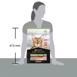 Сухий корм для стерилізованих котів Pro Plan Sterilised Salmon 3 кг (лосось)