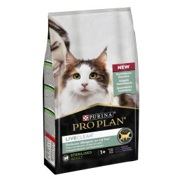 Сухий корм для стерилізованих котів ProPlanLiveClear Sterilised 1,4 кг (індичка)
