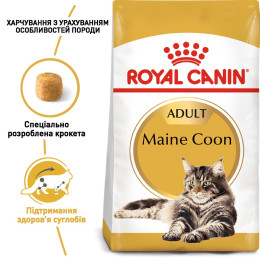 Сухий корм для дорослих котів породи мейн-кун Royal Canin Maine Coon Adult 2 кг (домашня птиця)