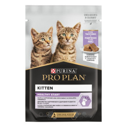 Вологий корм для кошенят Pro Plan Kitten Healthy Start pouch 75 г — індичка