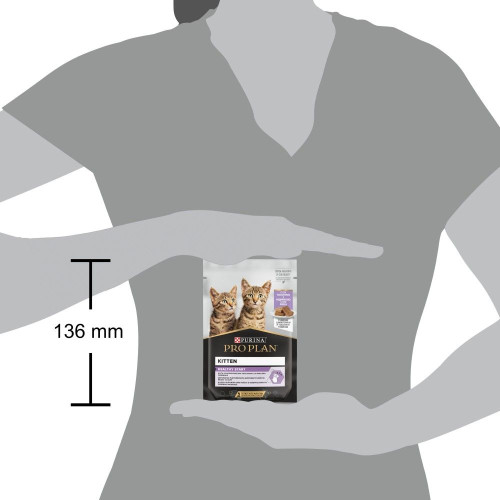 Вологий корм для кошенят Pro Plan Kitten Healthy Start pouch 75 г — індичка