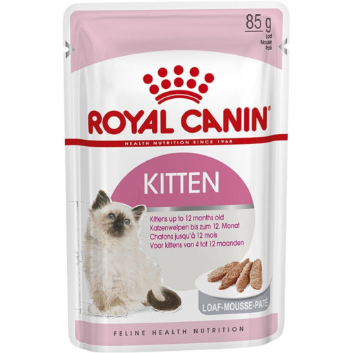 Вологий корм для кошенят Royal Canin Kitten Loaf 85 г - домашня птиця