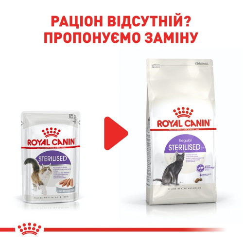 Вологий корм для котів Royal Canin Sterilised Loaf 85 г - домашня птиця