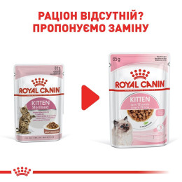 Вологий корм для кошенят Royal Canin Kitten Sterilised in gravy pouch 85 г - домашня птиця