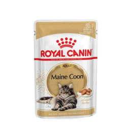Вологий корм для котів Royal Canin Maine Coon Adult pouch 85 г 3+1 шт - домашня птиця