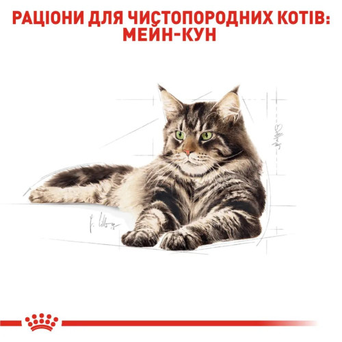 Вологий корм для котів Royal Canin Maine Coon Adult pouch 85 г 3+1 шт - домашня птиця