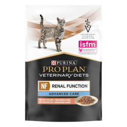 Вологий корм пауч для кішок при захворюваннях нирок Pro Plan Veterinary Diets NF(лосось) 85 г*10 шт 
